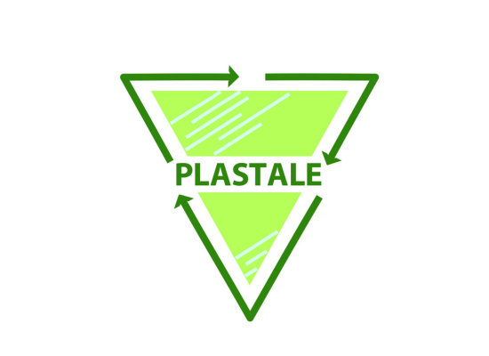 Logo of Plastale - a green triangle