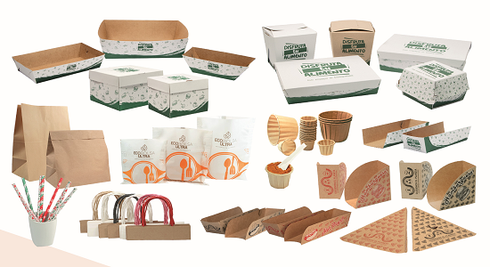 A picture displaying various products from Ecopapel